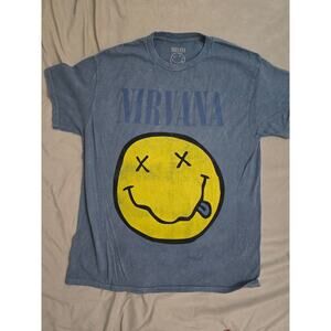 New Nirvana cotton tee t shirt size large unisex